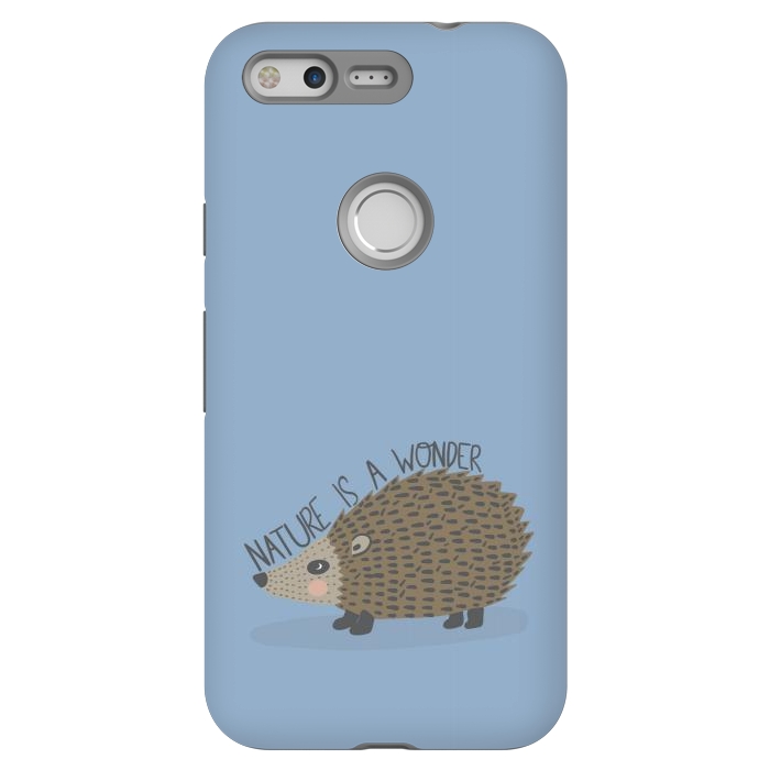 Pixel StrongFit Nature is a Wonder Hedgehog  by Edith May