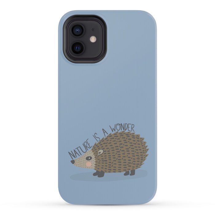 iPhone 12 mini StrongFit Nature is a Wonder Hedgehog  by Edith May