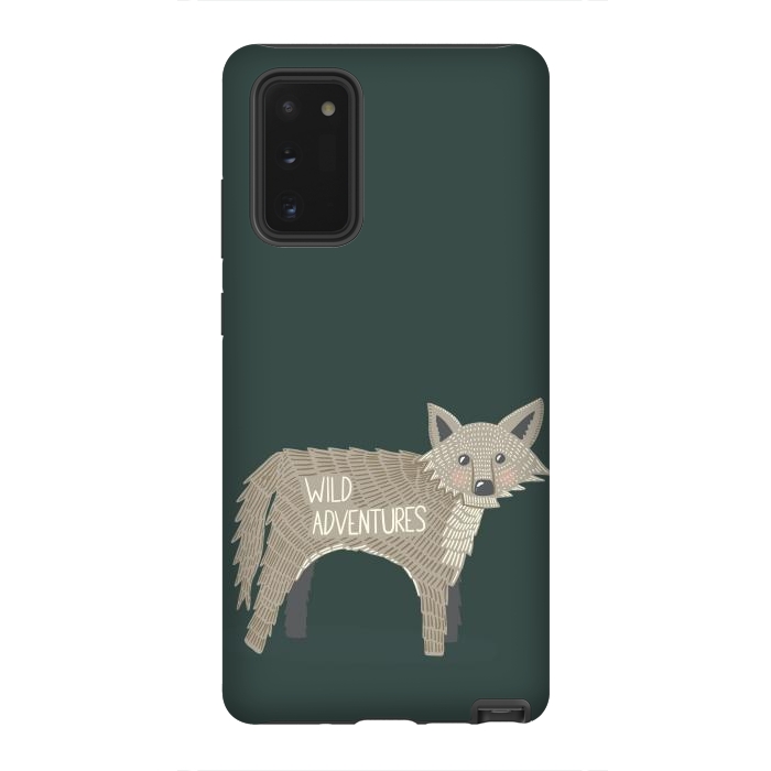 Galaxy Note 20 StrongFit Wild Adventures Wolf  by Edith May