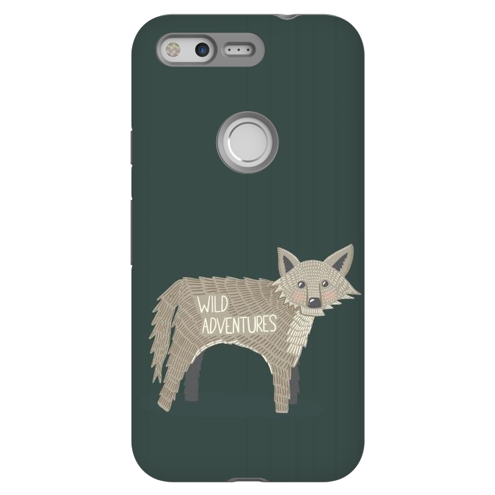 Pixel StrongFit Wild Adventures Wolf  by Edith May
