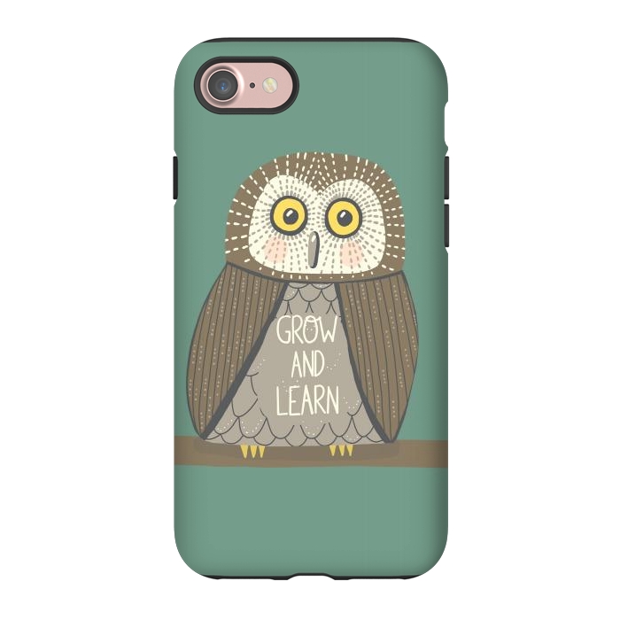 iPhone 7 StrongFit Grow and Learn Owl  by Edith May