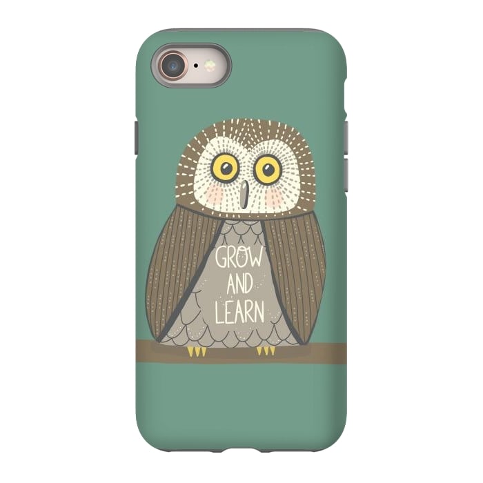 iPhone SE StrongFit Grow and Learn Owl  by Edith May
