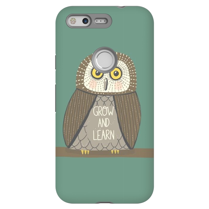 Pixel StrongFit Grow and Learn Owl  by Edith May