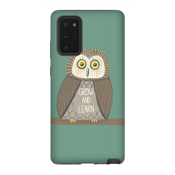 Galaxy Note 20 StrongFit Grow and Learn Owl  by Edith May