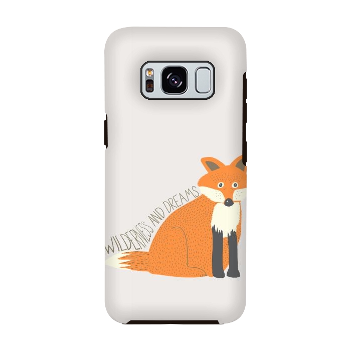 Galaxy S8 StrongFit Wilderness and Dreams Fox by Edith May