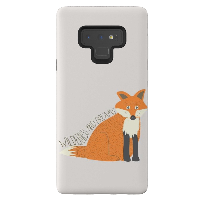 Galaxy Note 9 StrongFit Wilderness and Dreams Fox by Edith May