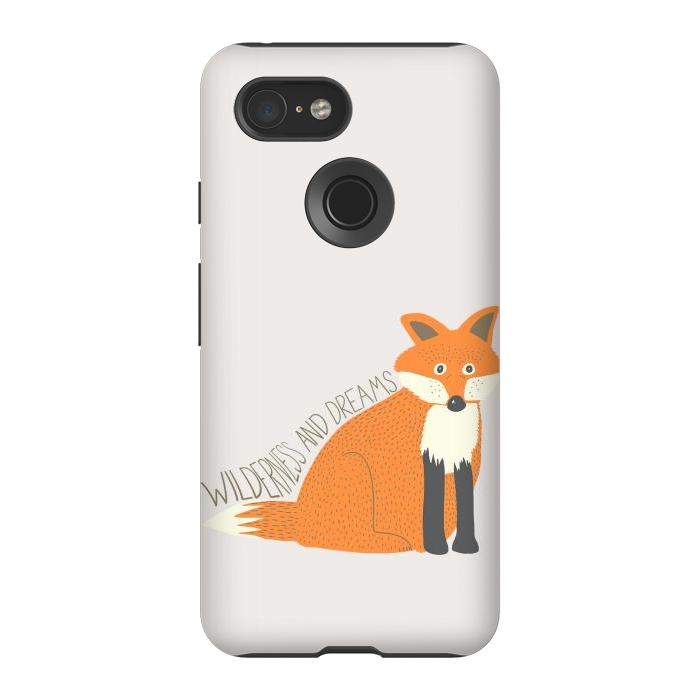 Pixel 3 StrongFit Wilderness and Dreams Fox by Edith May