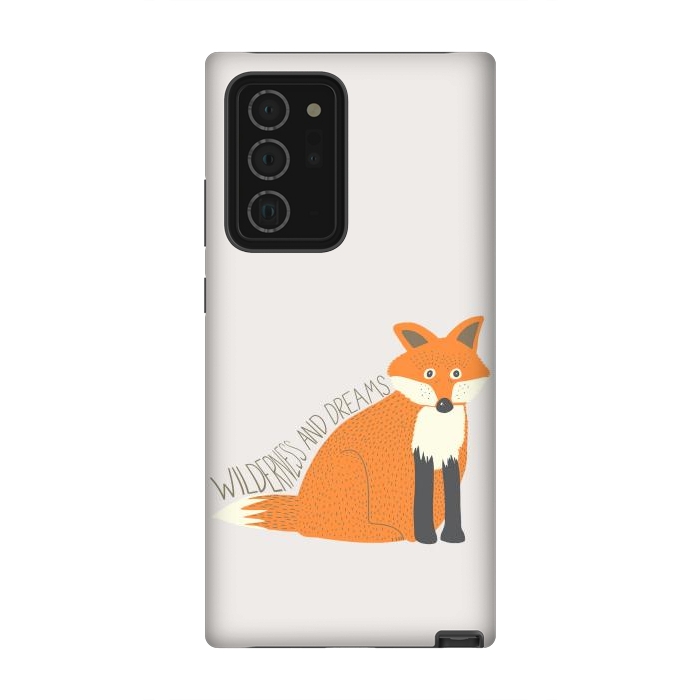 Galaxy Note 20 Ultra StrongFit Wilderness and Dreams Fox by Edith May