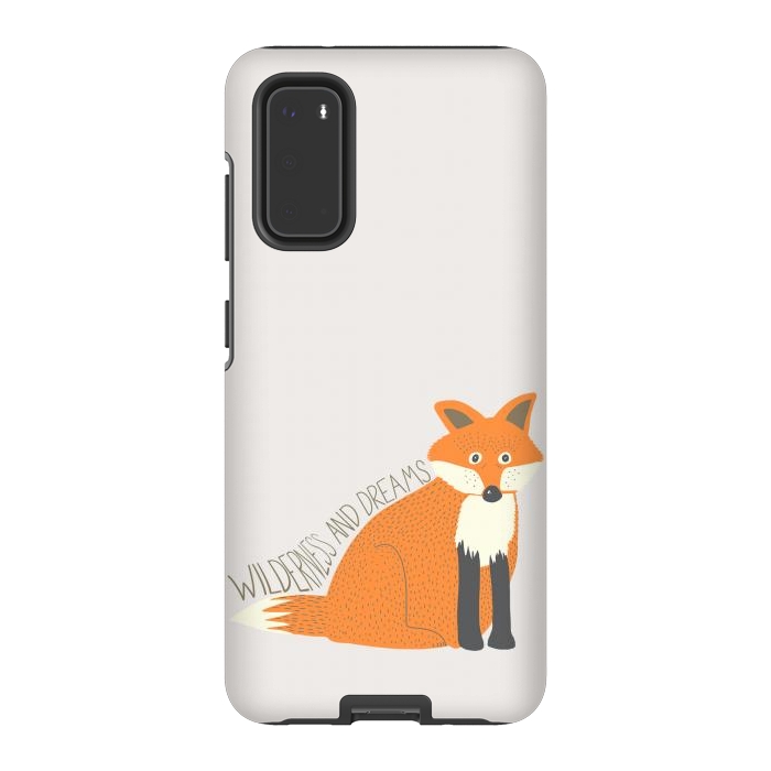 Galaxy S20 StrongFit Wilderness and Dreams Fox by Edith May