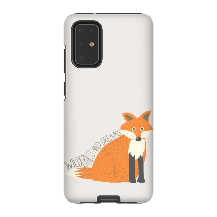 Galaxy S20 Plus StrongFit Wilderness and Dreams Fox by Edith May