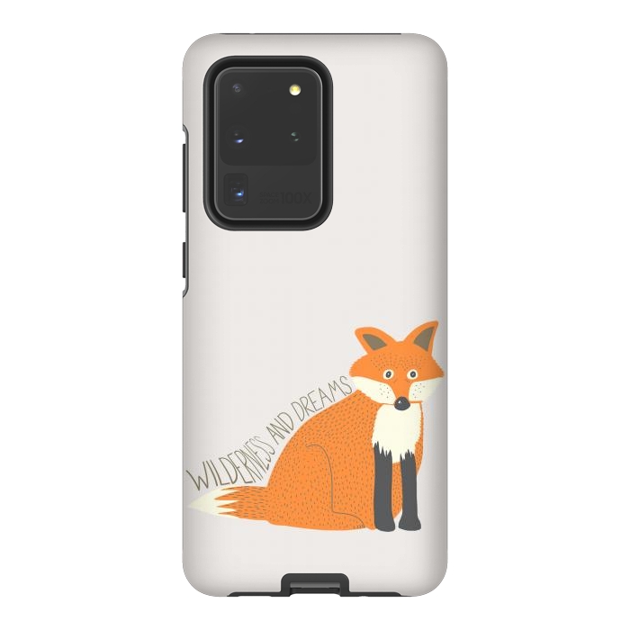Galaxy S20 Ultra StrongFit Wilderness and Dreams Fox by Edith May