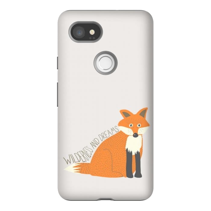 Pixel 2XL StrongFit Wilderness and Dreams Fox by Edith May