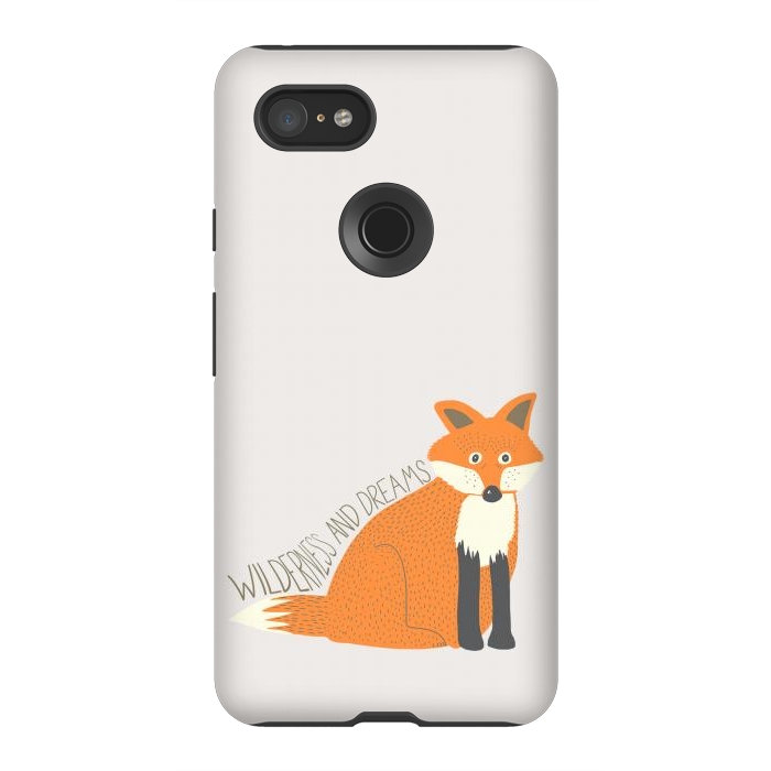 Pixel 3XL StrongFit Wilderness and Dreams Fox by Edith May