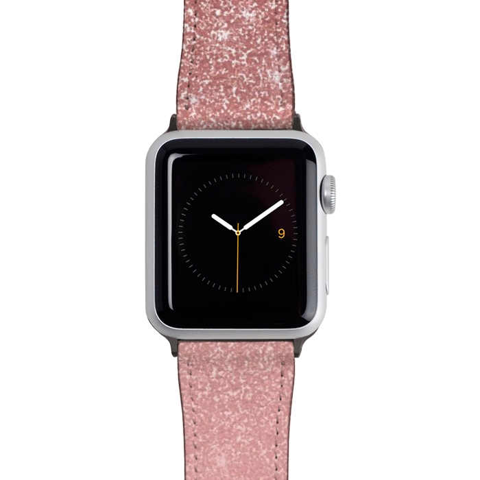 Watch 38mm / 40mm Strap PU leather Glam Rose Gold Glitter Ombre by Julie Erin Designs