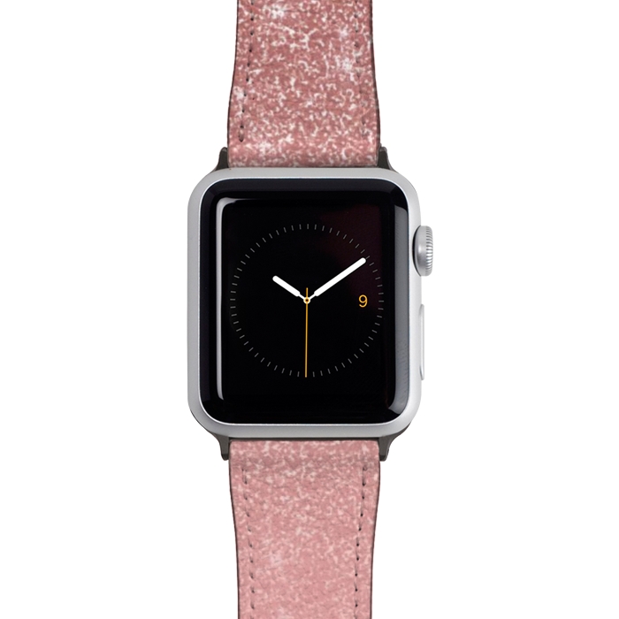 Watch 42mm / 44mm Strap PU leather Glam Rose Gold Glitter Ombre by Julie Erin Designs
