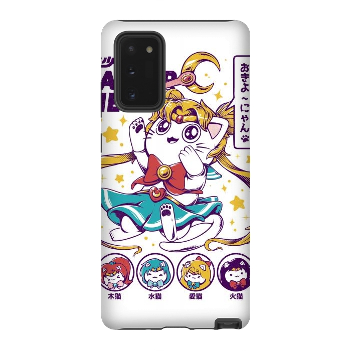 Galaxy Note 20 StrongFit Sailor Meow II by Ilustrata