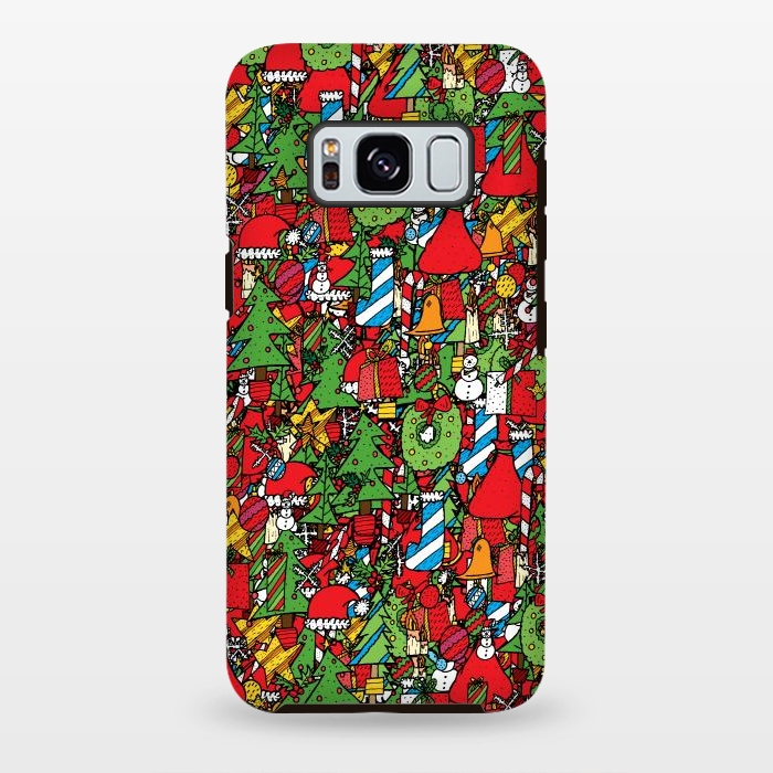 Galaxy S8 plus StrongFit The festive pattern by Steve Wade (Swade)