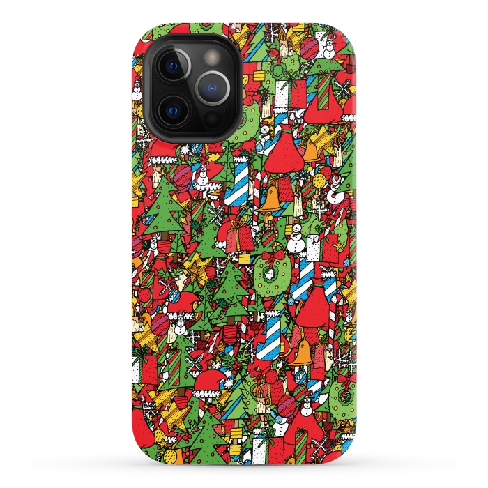 iPhone 12 Pro StrongFit The festive pattern by Steve Wade (Swade)