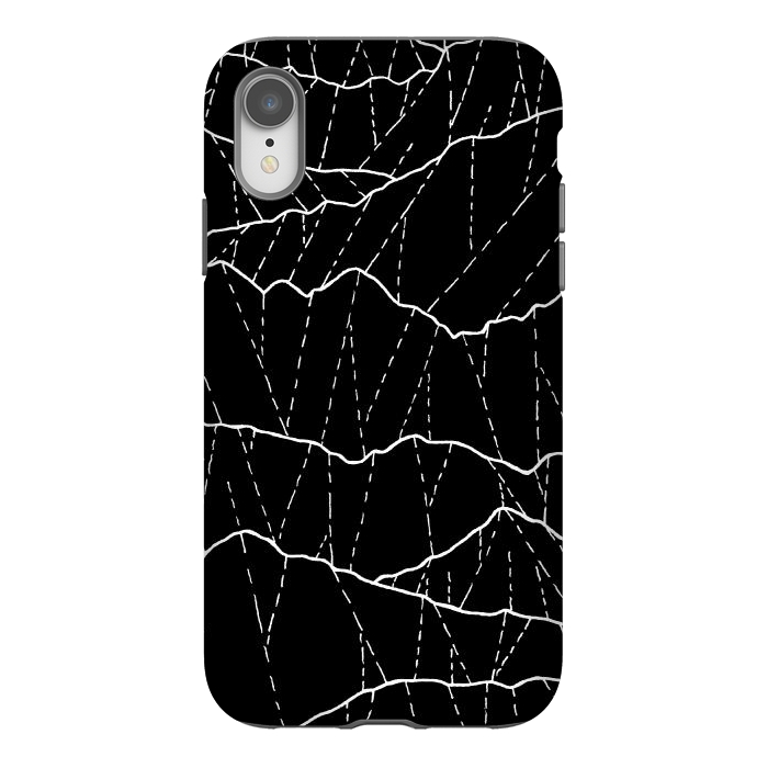 iPhone Xr StrongFit The white lined mountains by Steve Wade (Swade)