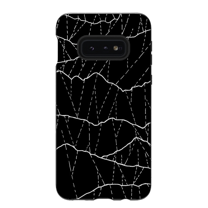 Galaxy S10e StrongFit The white lined mountains by Steve Wade (Swade)