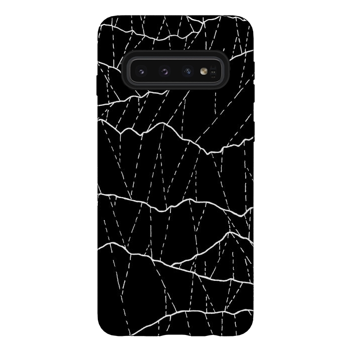 Galaxy S10 StrongFit The white lined mountains by Steve Wade (Swade)