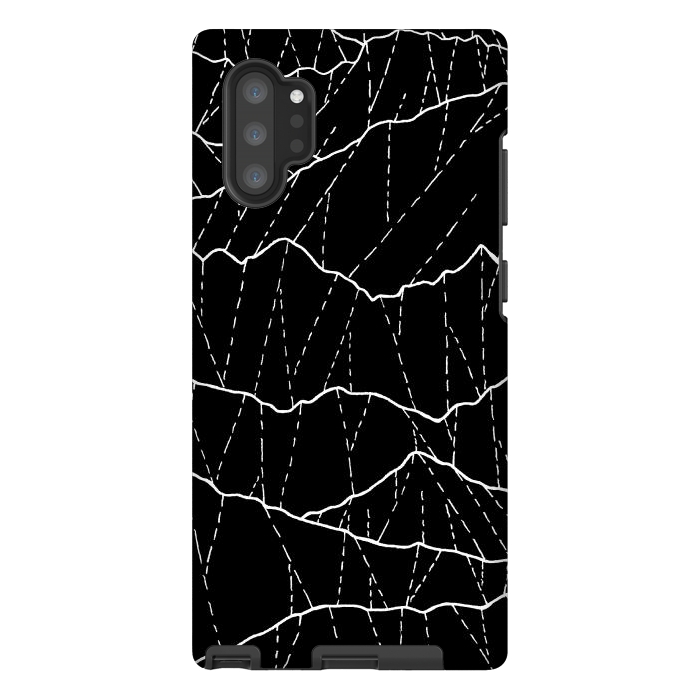 Galaxy Note 10 plus StrongFit The white lined mountains by Steve Wade (Swade)
