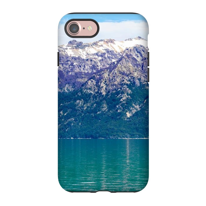 iPhone 7 StrongFit Purple mountains by Laura Nagel