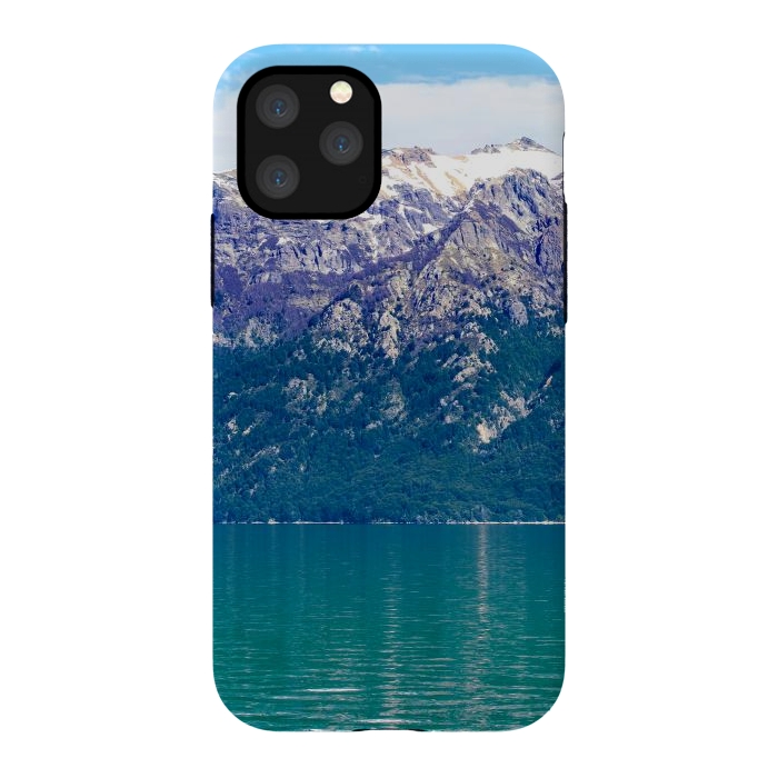 iPhone 11 Pro StrongFit Purple mountains by Laura Nagel