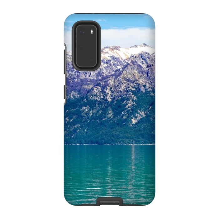 Galaxy S20 StrongFit Purple mountains by Laura Nagel