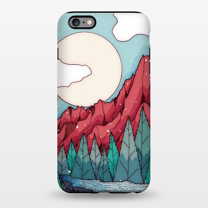 iPhone 6/6s plus StrongFit The red winter mountain river by Steve Wade (Swade)