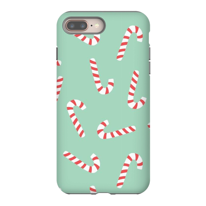 iPhone 7 plus StrongFit Candy Cane 01 by Jelena Obradovic
