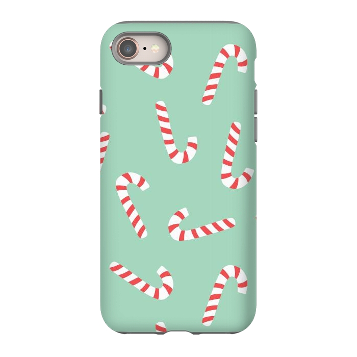 iPhone 8 StrongFit Candy Cane 01 by Jelena Obradovic