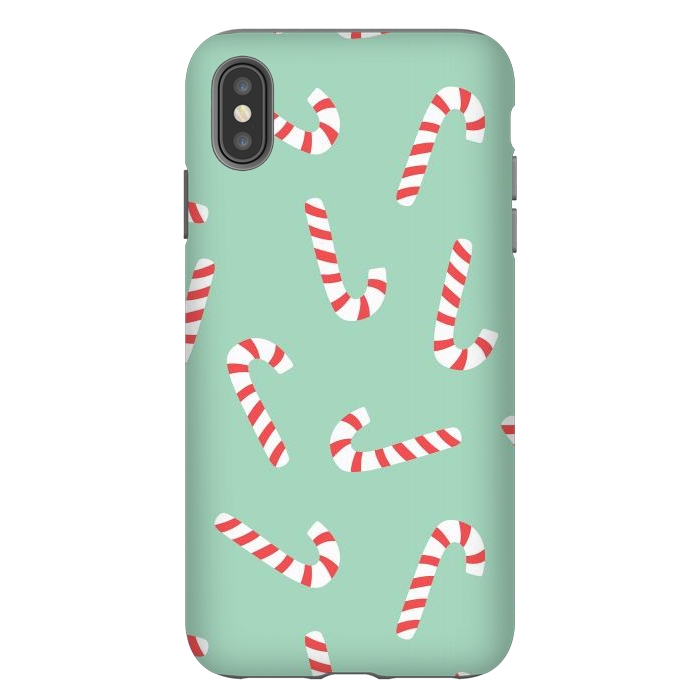 iPhone Xs Max StrongFit Candy Cane 01 by Jelena Obradovic