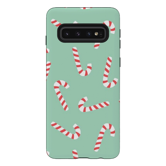 Galaxy S10 StrongFit Candy Cane 01 by Jelena Obradovic