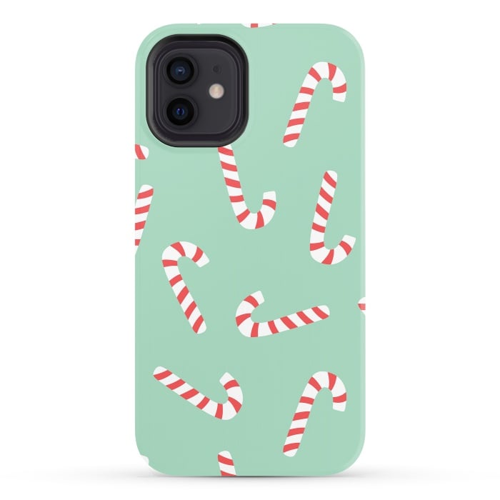 iPhone 12 StrongFit Candy Cane 01 by Jelena Obradovic