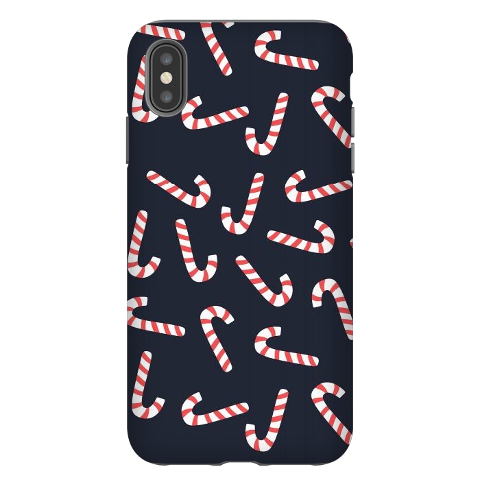 iPhone Xs Max StrongFit Candy Cane 02 by Jelena Obradovic