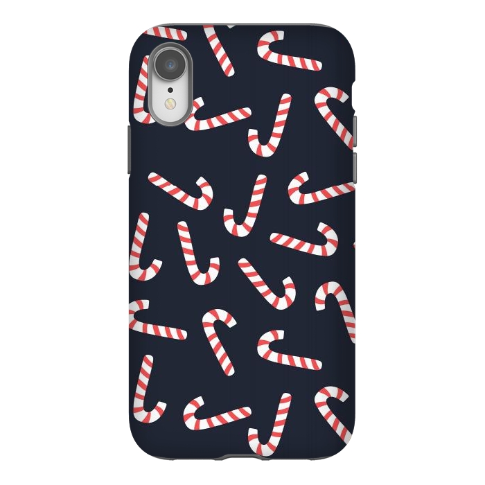 iPhone Xr StrongFit Candy Cane 02 by Jelena Obradovic