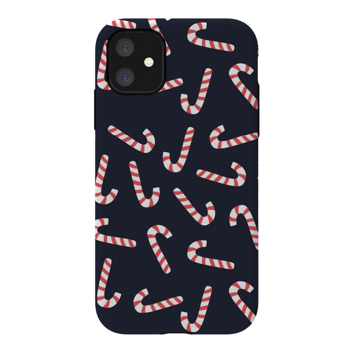 iPhone 11 StrongFit Candy Cane 02 by Jelena Obradovic