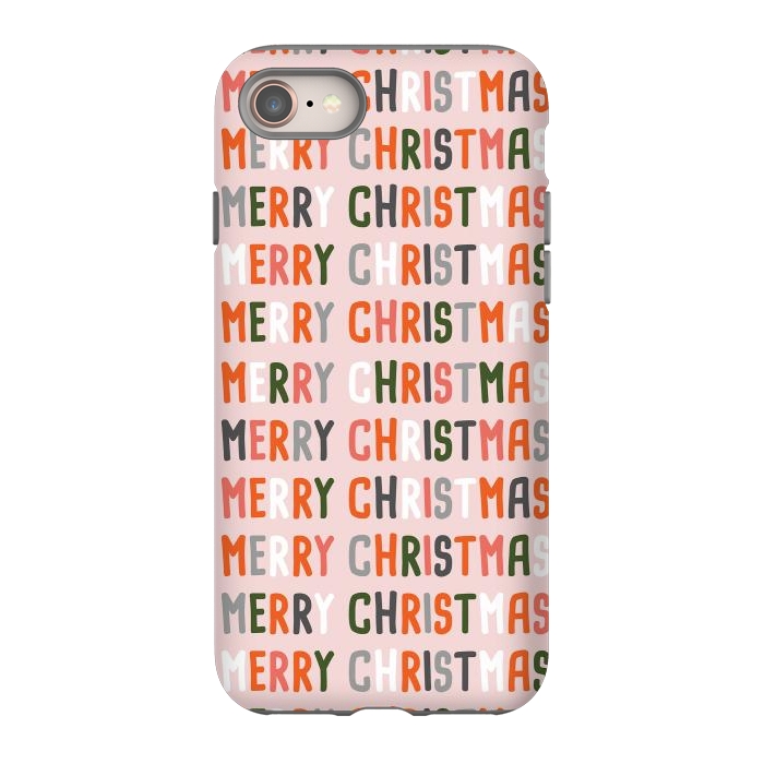 iPhone 8 StrongFit Merry Christmas 01 by Jelena Obradovic