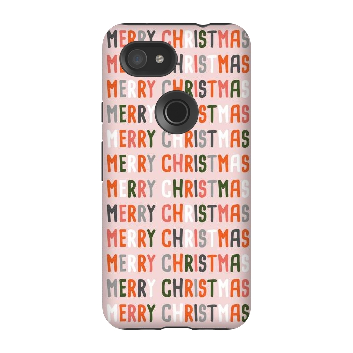 Pixel 3A StrongFit Merry Christmas 01 by Jelena Obradovic