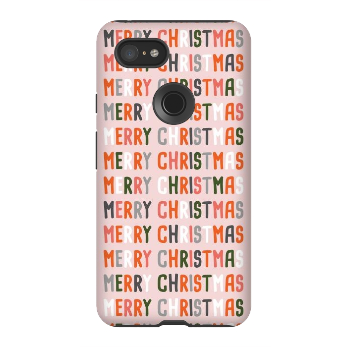 Pixel 3XL StrongFit Merry Christmas 01 by Jelena Obradovic