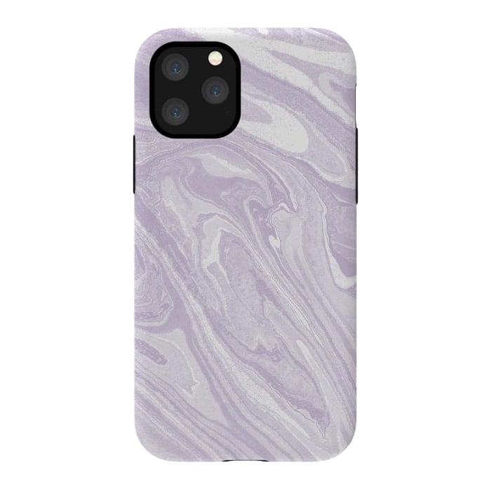 iPhone 11 Pro StrongFit Pastel Purple lavender liquid marble by Oana 