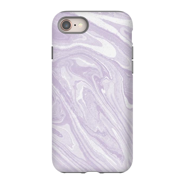 iPhone SE StrongFit Pastel Purple lavender liquid marble by Oana 