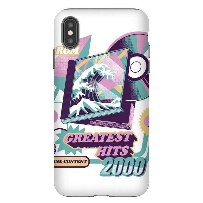 iPhone Xs Max StrongFit Japanese Greatest Hits by Ilustrata