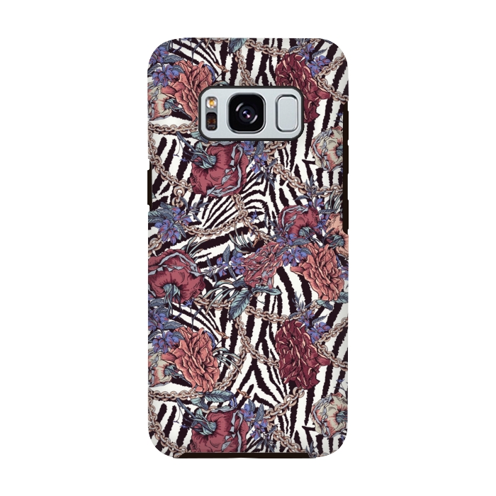 Galaxy S8 StrongFit pretty animal print by MALLIKA