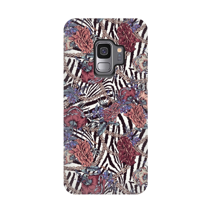 Galaxy S9 StrongFit pretty animal print by MALLIKA
