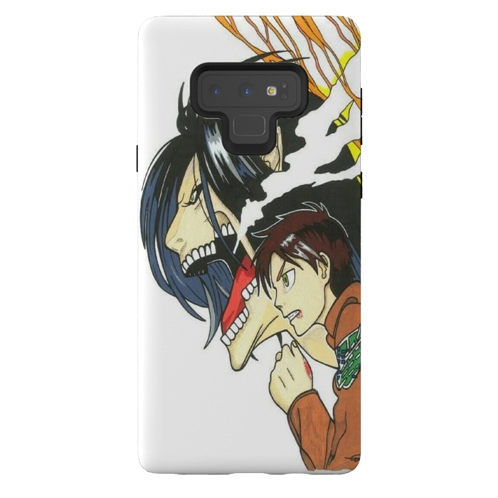 Galaxy Note 9 StrongFit Eren Jeager by Varo Lojo