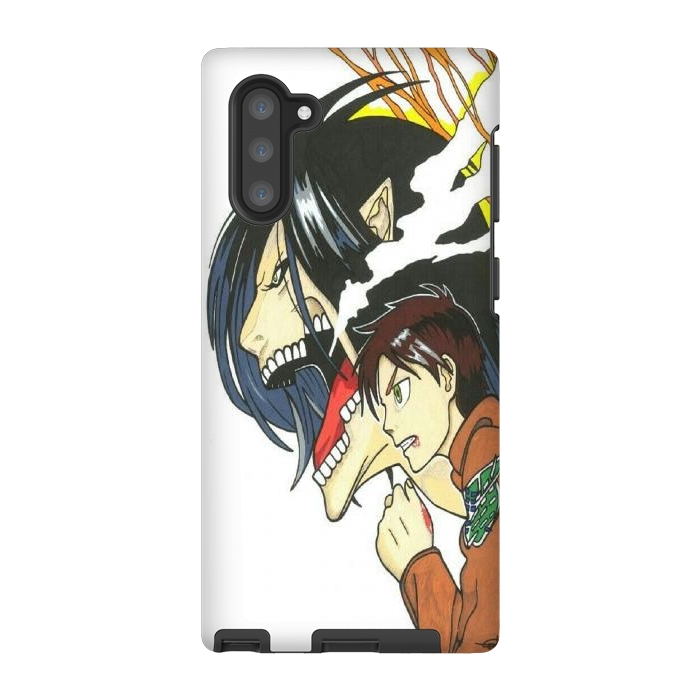 Galaxy Note 10 StrongFit Eren Jeager by Varo Lojo