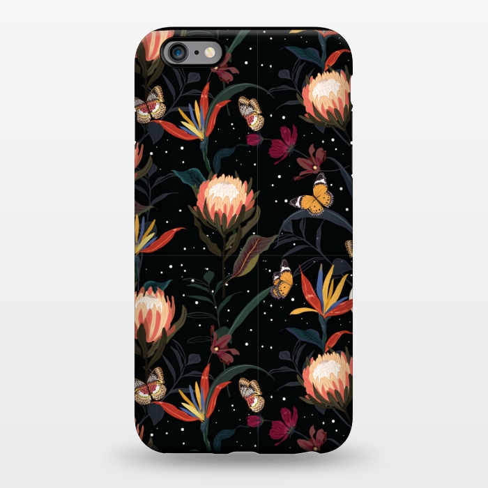iPhone 6/6s plus StrongFit copper floral pattern by MALLIKA
