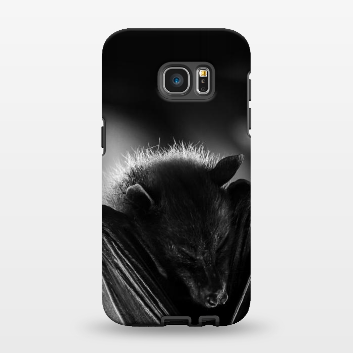 Galaxy S7 EDGE StrongFit Fox bat by Laura Nagel